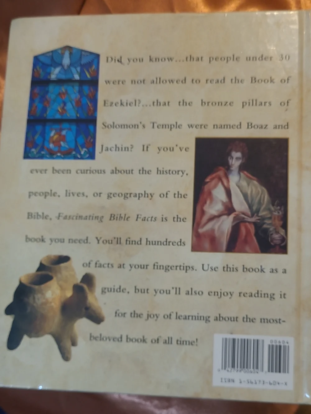 Fascinating Bible Facts Hardcover Book - Cream